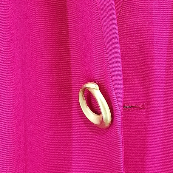 Mary Ann Restivo Vintage Women's 100% Pure Wool Lined Blazer Suit Jacket - 14 - Picture 5 of 8